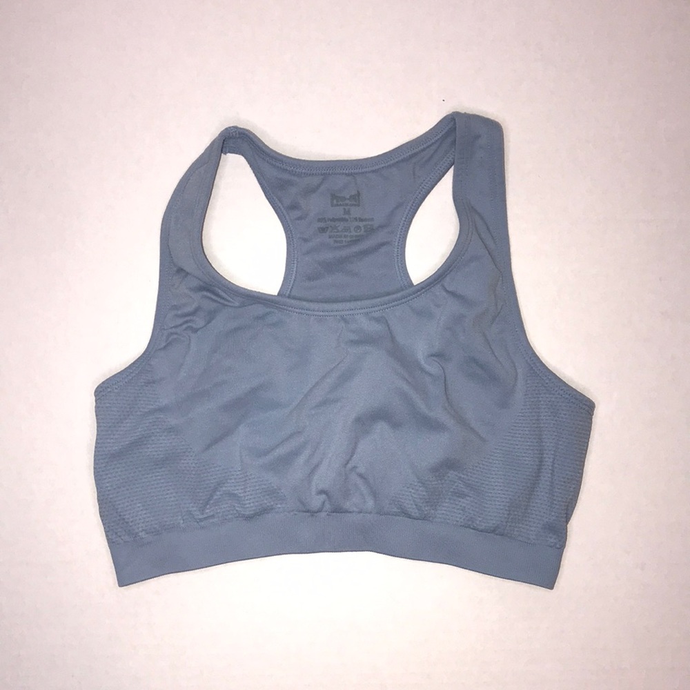 Pro fit light blue sports bra for women